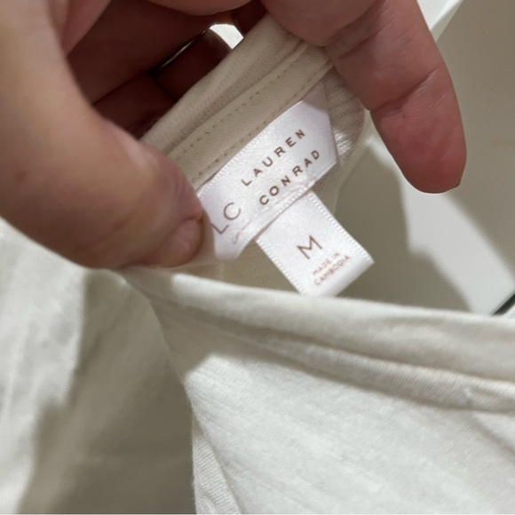 Lauren Conrad Love Always Wins Organic Cotton T Shirt Size Medium - Picture 3 of 6